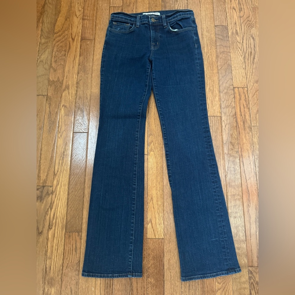 J Brand Aruba Jeans Women’s 27 Blue low rise Slim Bootcut USA style 3805
